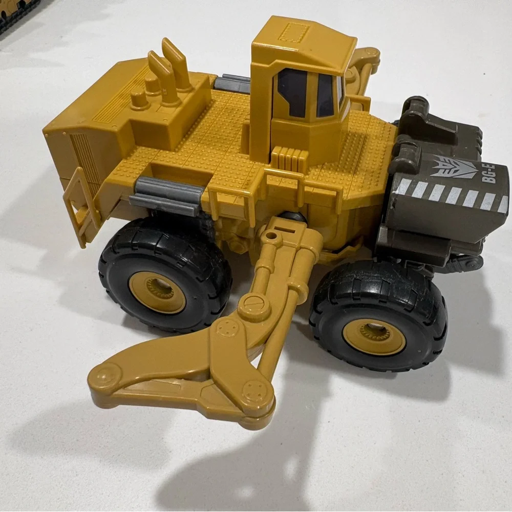 Yellow and Black Construction Vehicle Toy Set